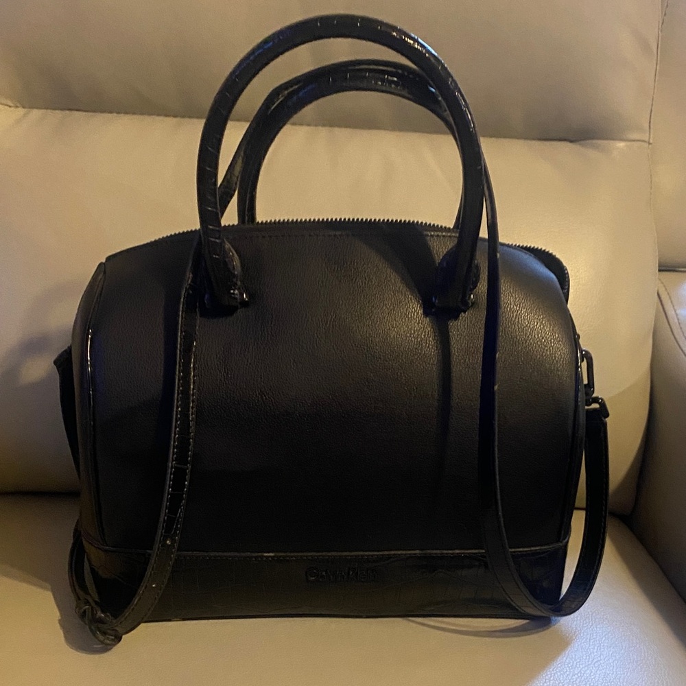 Calvin Klein Black Satchel Bag
